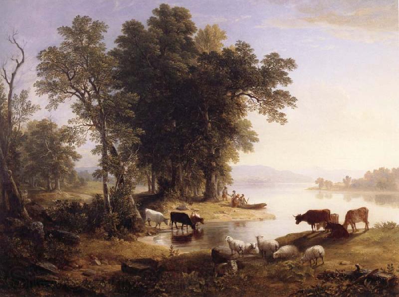 Asher Brown Durand Hudson River Looking Toward the Catskill Germany oil painting art